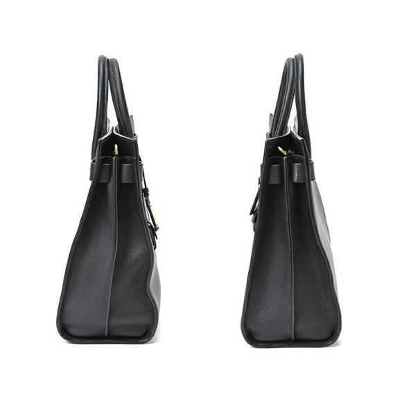 Saint Laurent Sac de Jour Thin Large Bag Black - Picture 3 of 9